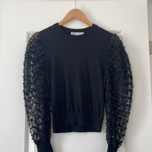 Zara Puff Sleeve Sweater